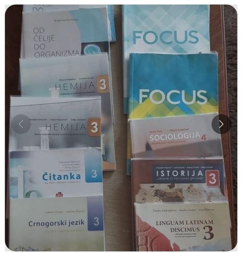 Komplet udžbenika za 3 razred gimnazije ,opsti smjer