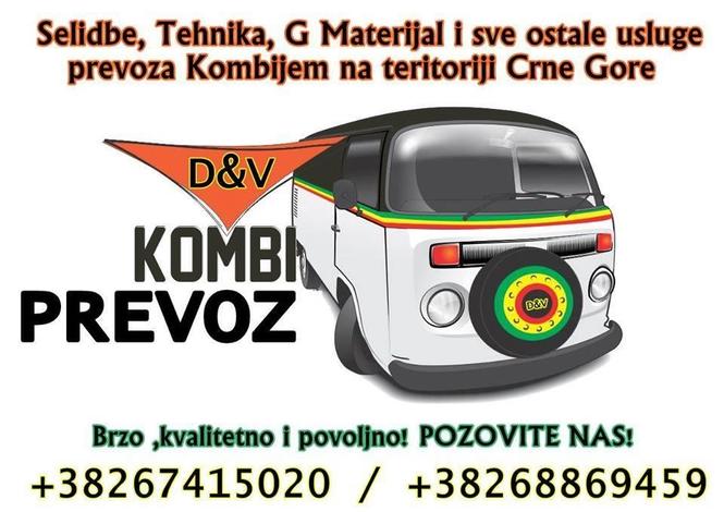 Kombi prevoz CG