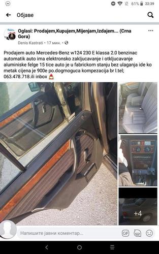 Prodajem auto Mercedes-Benz