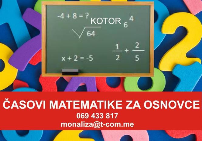 ČASOVI MATEMATIKE ZA OSNOVCE