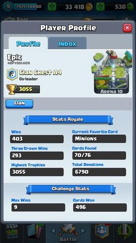 Prodajem Clash Royale Account 