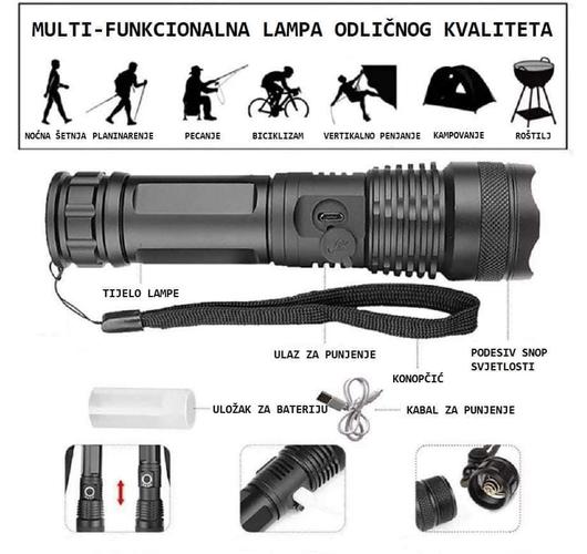 Nova ručna lampa. Vrhunski kvalitet po super cijeni. ANDROID