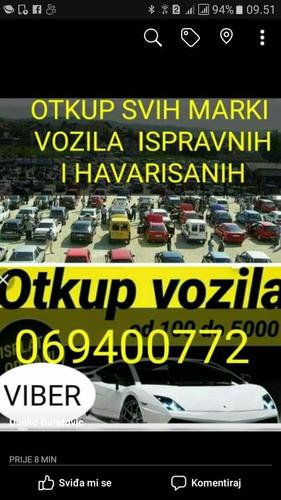 OTKUP POLOVNIH VOZILA ISPRAVNIH I HAVARISANIH