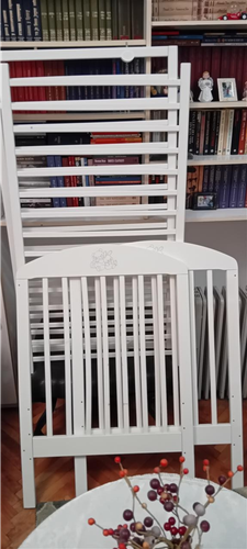 Bambino krevetac, bijeli,sa novim dushekom