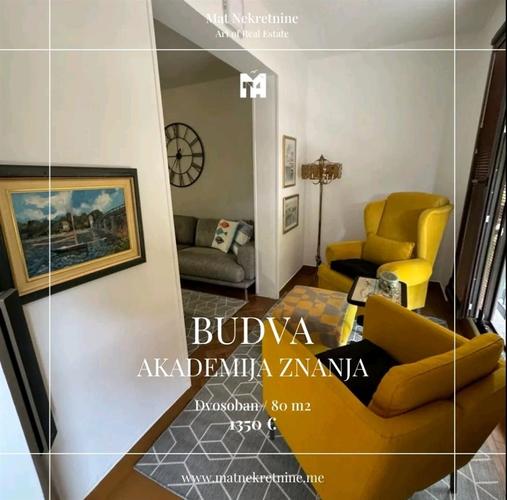 IZDAVANJE!!! Namješten dvosoban stan,80m2, Budva 