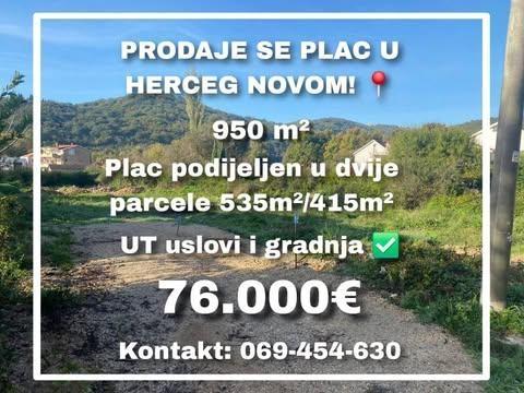 Prodajem plac u Herceg Novom