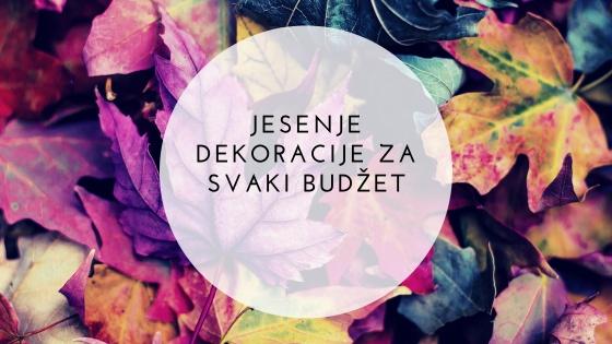 Jesenje dekoracije za svaki budžet