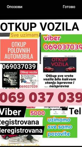 069037039 OTKUP VOZILA