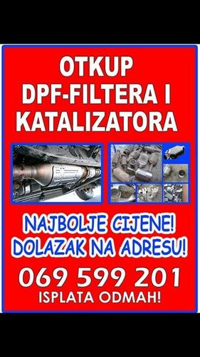 KUPUJEM KATALIZATORE I DPF FILTERE NAJBOLJE PLACAM U CG MAX 