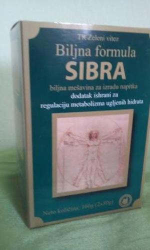 Biljna formula SIBRA za REGULACIJU METABOLIZMA ŠEĆ