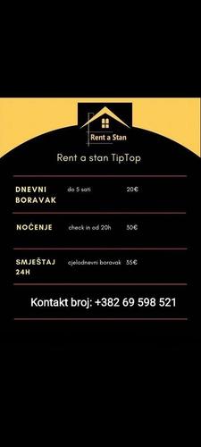 &#55356&#57119Rent a Stan&#55356&#57119
Podgirica City kvart
STAN NA DAN I DUZE
DNEV