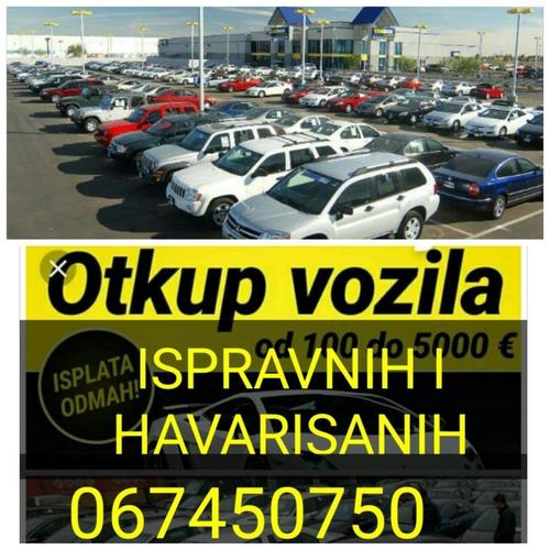OTKUP VOZILA ISPRAVNIH I HAVARISANIH