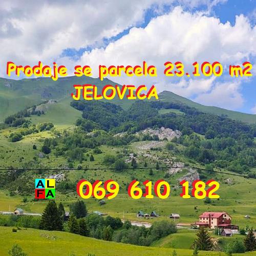 JELOVICA: Velika parcela 23.118 m², dozvoljena gradnja !!!