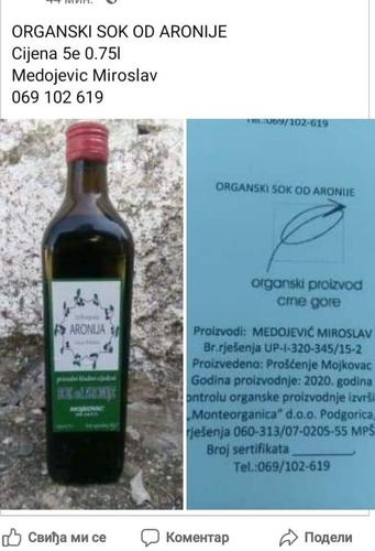 Hladno cijedjena aronija