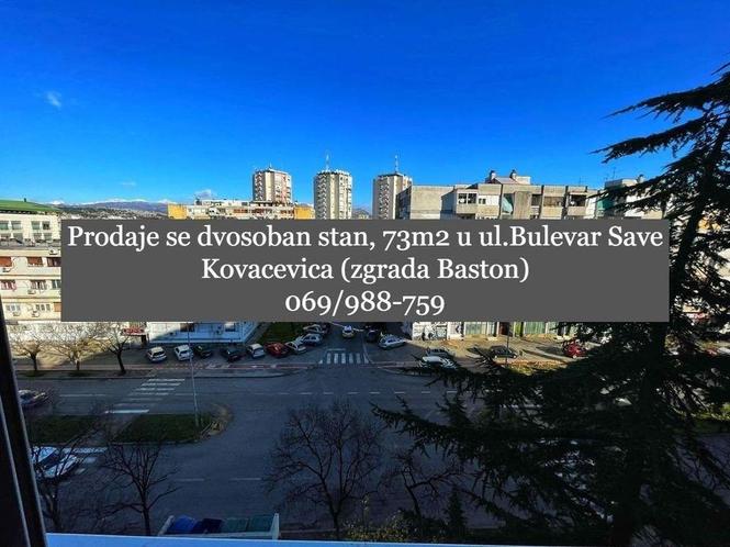 Prodaje se dvosoban stan, 73m2 u ul.Bulevar Save Kovacevica 