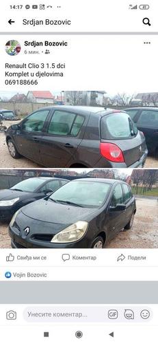 Clio 3 u djelovima