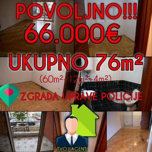 POVOLJNO!! 66000€-76M²UKUPNO!
