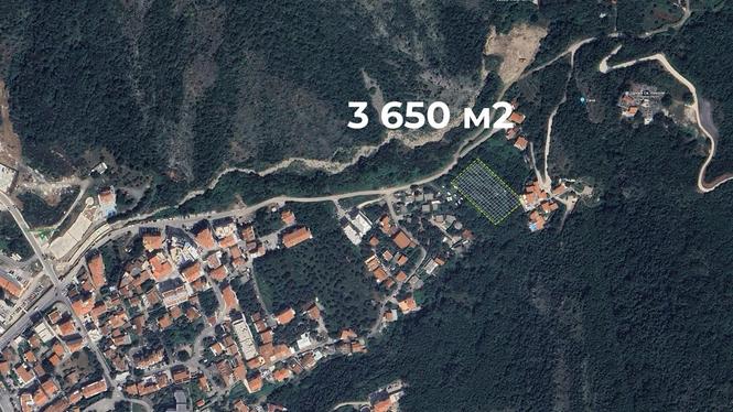 Urbanizovano zemljište u Bečićima sa pogledom na more