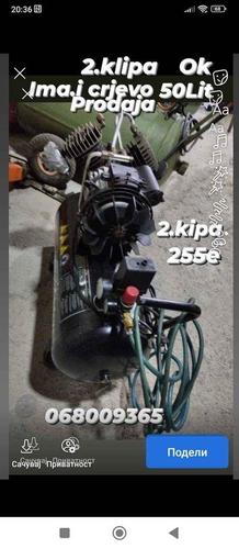 Prodaja kompresori Cerveni 15L boca i 50Lit sa dve glave dva