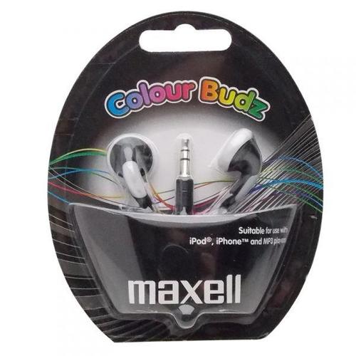 SLUSALICE MAXELL EAR BUD CRNE