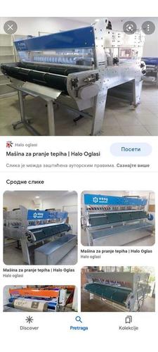 Potrebni radnici za pranje tepiha na automatizovanoj masini.