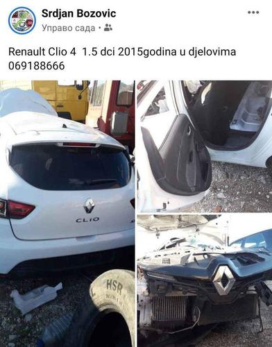 Clio 4 u djelovima