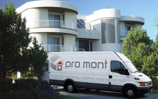 Alu Pvc stolarija garazna rolo vrata Pro Mont