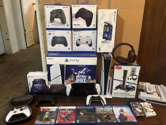 Sony PlayStation 5 Bundle Console, Controller, Games