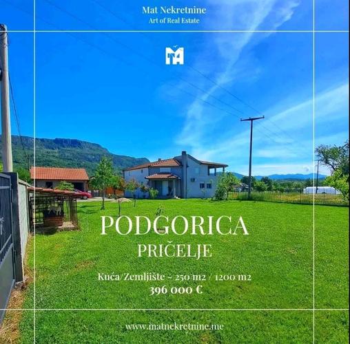 PRODAJA!!!Kuca sa zemljistem, Podgorica, Pričelje 