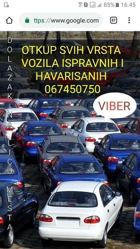 OTKUP POLOVNIH VOZILA ISPRAVNIH I HAVARISANIH