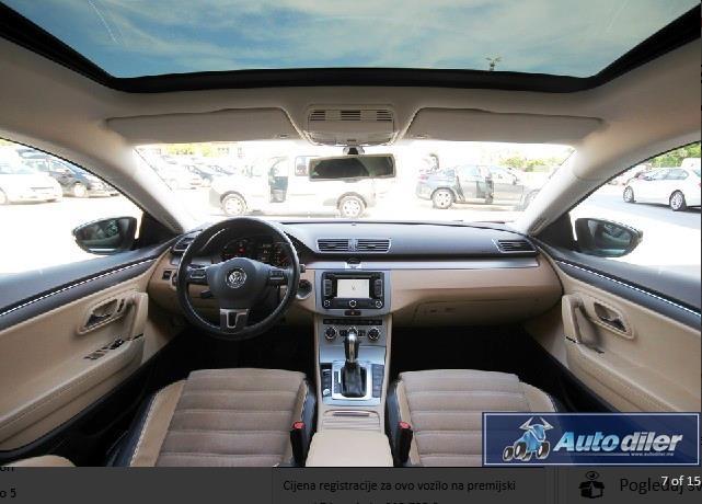 Passat CC, 2.0 dizel DSG, garancija na km, restajling, full