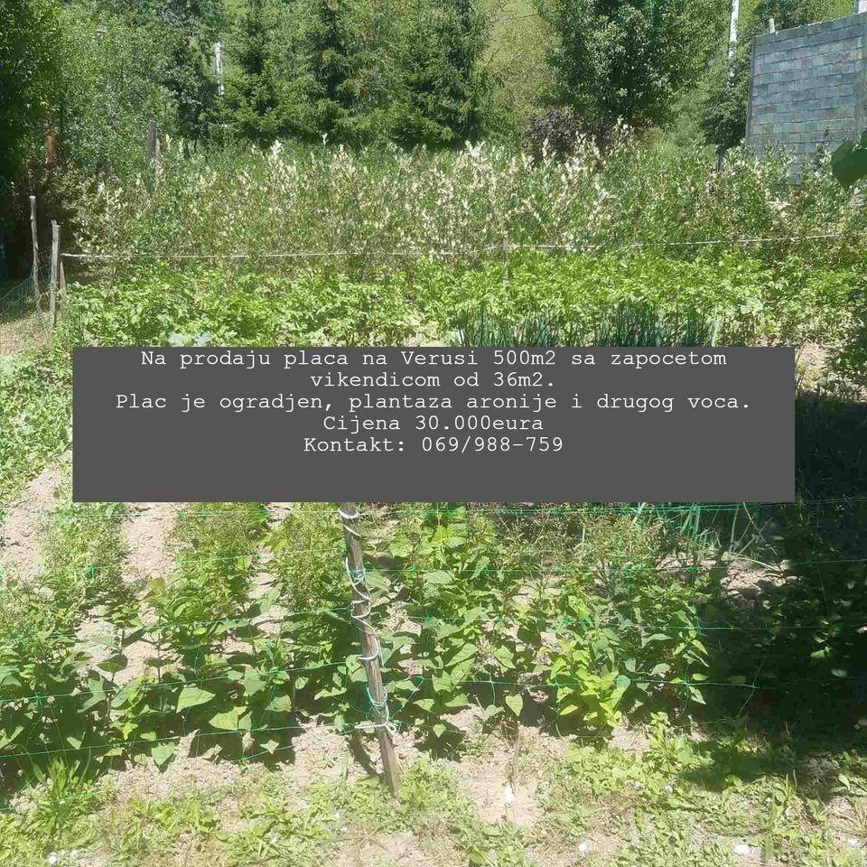 Na-prodaju-placa-na-Verusi-500m2-sa-zapocetom-vikendicom-od-