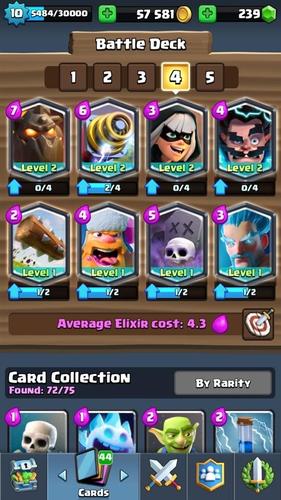 Clash Royal acaunt 