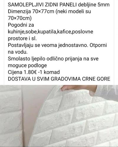 SAMOLEPLJIVI ZIDNI PANELI