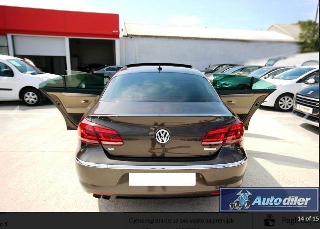 Passat CC, 2.0 dizel DSG, garancija na km, restajling, full