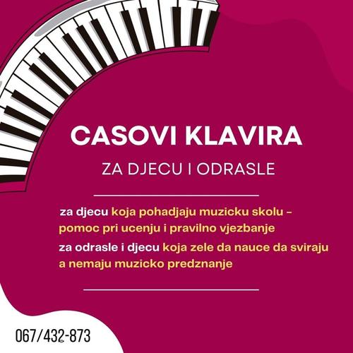 Klavir i solfedjo, casovi