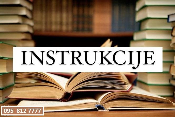 Instrukcije: Matematika, Fizika, Hemija, Biohemija, ostalo