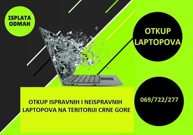 Otkup ispravnih i neispravnih laptopova na teritoriji CG