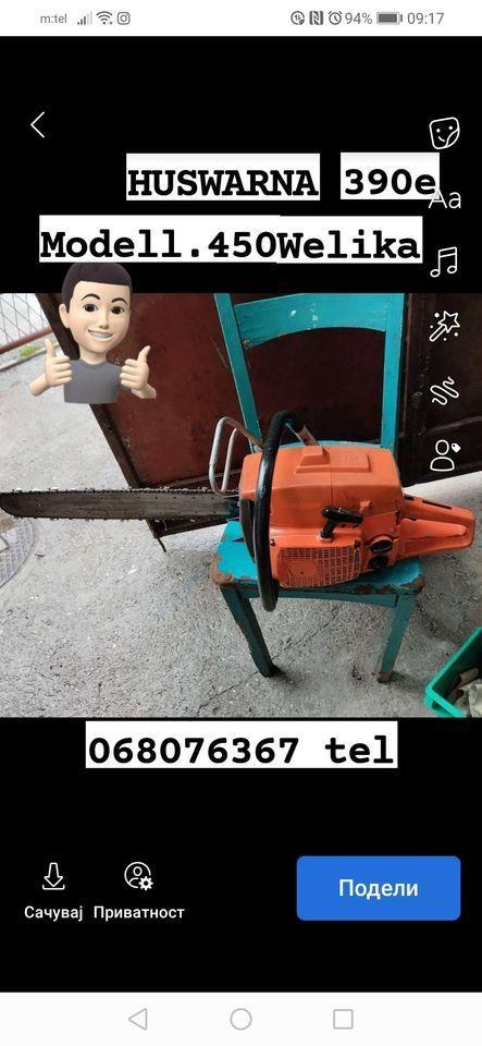 Prodaja-sege-testera-sege-profi--welike--HUSWARNA-VELIKA-I-D
