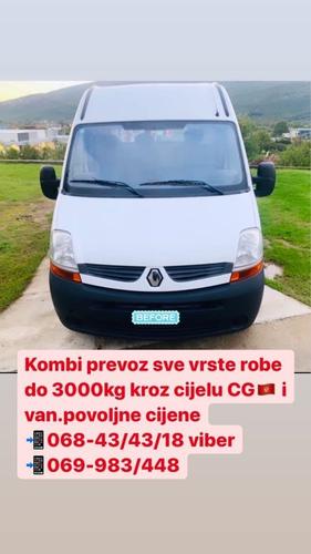 Kombi Prevoz Sve Robe kroz Crnu Goru